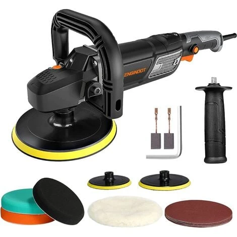 ENGINDOT Gener PPGJ01A Polisseuse Pour Voiture, 1500 W, à Six Vitesses Variables, 600-3000 RPM, écran LCD, Tampon Remplaçable, 150 Mm, 180 Mm, Interrupteur De Verrouillage, Poignée Amovible - PPGJ01A 3 ENGINDOT Gener PPGJ01A Polisseuse Pour Voiture, 1500 W, à Six Vitesses Variables, 600-3000 RPM, écran LCD, Tampon Remplaçable, 150 Mm, 180 Mm, Interrupteur De Verrouillage, Poignée Amovible - PPGJ01A