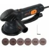 Polisseuse Orbitale électrique Aléatoire Avec Plateau De Support De 150 Mm Deux Modes Pour Le Ponçage Grossier Et Le Ponçage Fin, Ponçage Du Bois/métal/mur - 8 Pièces Incluses -Magasin D'Outils Électriques 80332880 1