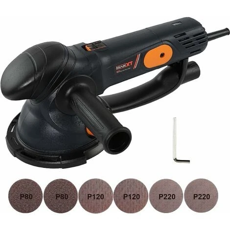 Polisseuse Orbitale électrique Aléatoire Avec Plateau De Support De 150 Mm Deux Modes Pour Le Ponçage Grossier Et Le Ponçage Fin, Ponçage Du Bois/métal/mur - 8 Pièces Incluses 3 Polisseuse Orbitale électrique Aléatoire Avec Plateau De Support De 150 Mm Deux Modes Pour Le Ponçage Grossier Et Le Ponçage Fin, Ponçage Du Bois/métal/mur - 8 Pièces Incluses