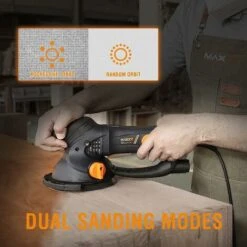 Polisseuse Orbitale électrique Aléatoire Avec Plateau De Support De 150 Mm Deux Modes Pour Le Ponçage Grossier Et Le Ponçage Fin, Ponçage Du Bois/métal/mur - 8 Pièces Incluses 8 Polisseuse Orbitale électrique Aléatoire Avec Plateau De Support De 150 Mm Deux Modes Pour Le Ponçage Grossier Et Le Ponçage Fin, Ponçage Du Bois/métal/mur - 8 Pièces Incluses -Magasin D'Outils Électriques 80332880 2