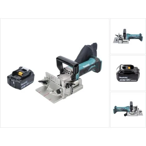 Makita DPJ 180 F1 Lamelleuse Sans Fil 100 Mm 18 V + 1x Batterie 6,0 Ah + Sans Chargeur 3 Makita DPJ 180 F1 Lamelleuse Sans Fil 100 Mm 18 V + 1x Batterie 6,0 Ah + Sans Chargeur