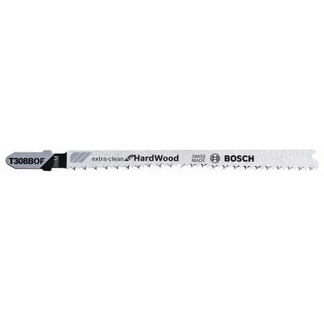 Lame De Scie Sauteuse 117mm BIM - T 308 BOF Extra-Clean For Hard Wood - BOSCH - 2608636639 3 Lame De Scie Sauteuse 117mm BIM - T 308 BOF Extra-Clean For Hard Wood - BOSCH - 2608636639
