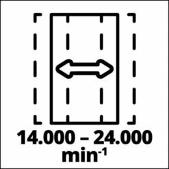 Einhell Ponceuse Vibrante TE-OS 2520 E (250 W, Robuste Et Puissante, Poignée Ergonomique) Livré En Coffret Avec Abrasif 10 Einhell Ponceuse Vibrante TE-OS 2520 E (250 W, Robuste Et Puissante, Poignée Ergonomique) Livré En Coffret Avec Abrasif -Magasin D'Outils Électriques 85501962 4