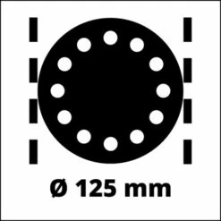 Einhell Ponceuse Excentrique TE-RS 40 E (400 W, Diamètre Du Disque Abrasif:125 Mm, Variateur électronique, Raccord Pour Aspiration Intégré) Livré En Coffret -Magasin D'Outils Électriques 85501984 5