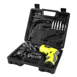 Visseuse Sans Fil 6Nm,DEWINNER Visseuse Devisseuse Sans Fil 1300mAh 3.6V Avec 45 Accessoires,Adaptateur De Charge Avec Câble USB Et Boîte De Rangement -Magasin D'Outils Électriques 86501772 3