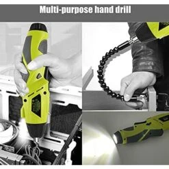 Visseuse Sans Fil 6Nm,DEWINNER Visseuse Devisseuse Sans Fil 1300mAh 3.6V Avec 45 Accessoires,Adaptateur De Charge Avec Câble USB Et Boîte De Rangement -Magasin D'Outils Électriques 86501772 4