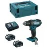 Perceuse Visseuse 18V MAKITA + 2 Batteries Li-Ion 5Ah + Chargeur + Coffret Makpac - DDF482RTJ -Magasin D'Outils Électriques 86858025 1