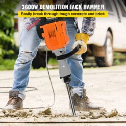 VEVOR Marteau De Demolition 3600W Marteau Piqueur Electrique Resistance De 95mm 9 VEVOR Marteau De Demolition 3600W Marteau Piqueur Electrique Resistance De 95mm -Magasin D'Outils Électriques 86893654 3