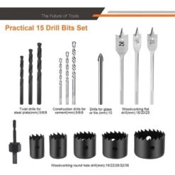 TACKLIFE Perceuse à Percussion, Perceuse à Fil 850W 3000RPM Avec 15 Forets Set, Vitesse Variable, Mode Marteau Et 2 Fonctions En 1, Adaptée Au Bois, Acier, Béton-PID03B -Magasin D'Outils Électriques 87563722 3