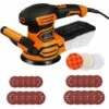 20 Pcs Ponceuse Excentrique 450W TACKLIFE, 13000 RPM, Système De Dépoussiérage, Ponceuse Orbitale à Vitesse Variable - PRS03A -Magasin D'Outils Électriques 87563951 1