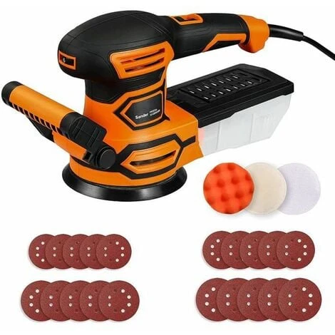 20 Pcs Ponceuse Excentrique 450W TACKLIFE, 13000 RPM, Système De Dépoussiérage, Ponceuse Orbitale à Vitesse Variable - PRS03A 3 20 Pcs Ponceuse Excentrique 450W TACKLIFE, 13000 RPM, Système De Dépoussiérage, Ponceuse Orbitale à Vitesse Variable - PRS03A