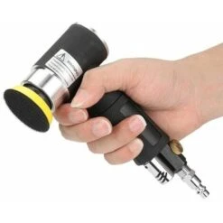 Mini Ponceuse Excentrique à Air Comprimé, Mini Ponceuse Orbitale 25mm/50 Mm/ 75mm Air Sander 1/ 2 / 3 Petit Ponceuse Pneumatique Orbital -Magasin D'Outils Électriques 88673119 5