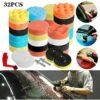 32PCS Rotary Car Polisher Buffer Sander Polishing Machine 5 « Sponge Pad Mop Kit 2 32PCS Rotary Car Polisher Buffer Sander Polishing Machine 5 « Sponge Pad Mop Kit -Magasin D'Outils Électriques 88687641 1