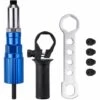 Ensemble D'outils De Rivetage électrique Ensemble D'outils De Rivetage Sans Fil Insert Adaptateur D'écrou Adaptateur POP Kit D'embouts