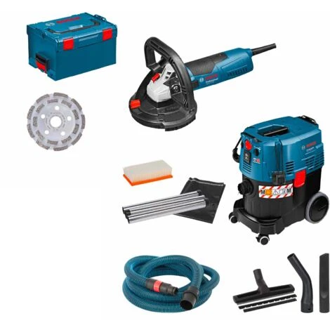 Kit Ponceuse à Béton Bosch GBR15 CAG + GAS 35 M AFC 4 Kit Ponceuse à Béton Bosch GBR15 CAG + GAS 35 M AFC – Image 2