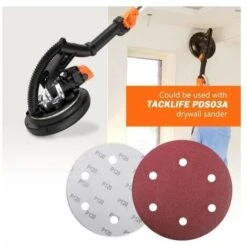 9-Inch/225mm 30PCS Disques De Ponçage à 6 Trous Pour Ponceuse De Cloison Sèche - ASD5A -Magasin D'Outils Électriques 93951412 5