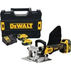 Fraiseuse à Lamelles 18V XR + 2 Batteries 5Ah + Chargeur En Coffret T-STAK - DEWALT - DCW682P2
