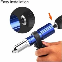 Pistolet à Rivets électrique 2.44.8mm Rivet écrou Pistolet Adaptateur De Foret Outil De Rivetage écrou Tirer Rivet Outil -Magasin D'Outils Électriques 95135072 3