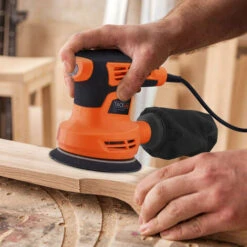 TACKLIFE Ponceuse Excentrique 280W, 6 Vitesses (6,000-13,000rpm), 10 125mm Disques Abrasifs (80 Grains) Et 3 Accessoires De Polissage (tissu Microfibre, éponge Et Laine) Inclus, Collecte De La Poussi -Magasin D'Outils Électriques 95135664 5