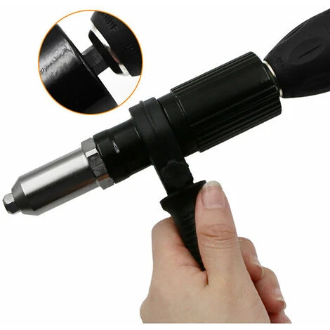 Pistolet A Rivets Electrique Adaptateur De Pistolet A Rivets A Tirer Pour Perceuse Electrique Machine A Riveter A Rivets Et Tete De Pistolet A Clous 4 Pistolet A Rivets Electrique Adaptateur De Pistolet A Rivets A Tirer Pour Perceuse Electrique Machine A Riveter A Rivets Et Tete De Pistolet A Clous – Image 2