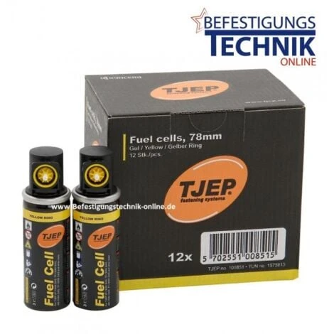 12x TJEP Cartouche De Gaz 78mm Mini Anneau Jaune Pour Bea Bostitch Paslode Hitachi-EN13276Tjep 3 12x TJEP Cartouche De Gaz 78mm Mini Anneau Jaune Pour Bea Bostitch Paslode Hitachi-EN13276Tjep