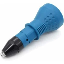 Riveteuse électroportative　Pistolet à Rivets Sans Fil Kit D'outil De Perceuse électrique à Rivets Riveteuse Adaptateur Insert Écrou Outil De Puissance à Main Accessoires Noir (Bleu) -Magasin D'Outils Électriques 96339808 3