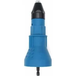 Riveteuse électroportative　Pistolet à Rivets Sans Fil Kit D'outil De Perceuse électrique à Rivets Riveteuse Adaptateur Insert Écrou Outil De Puissance à Main Accessoires Noir (Bleu) -Magasin D'Outils Électriques 96339808 5