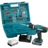Perceuse Visseuse à Percussion Makita Ø 13 Mm 18V Li-Ion 2Ah En Coffret Avec Kit D'accessoires - HP488DAEX1 -Magasin D'Outils Électriques 97194310 1