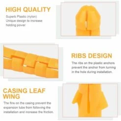 Kit De Vis Et Chevilles 200 Pièces Grand Assortiment De Vis Chevilles Pour Montage, Réparation, Construction, Forage" -Magasin D'Outils Électriques 97444154 5