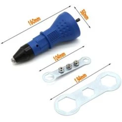 Adaptateur D'écrou D'insertion Pop Adaptateur De Perceuse Pistolet à Rivets électrique Outil De Rivetage Sans Fil -Magasin D'Outils Électriques 97749128 3
