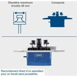 Defonceuse Sur Table Toupie A Bois SCHEPPACH Hf60 -Magasin D'Outils Électriques 99810662 4